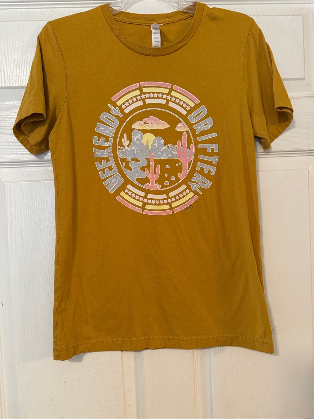 Bella Canvas Mustard Cotton Crewneck Tee